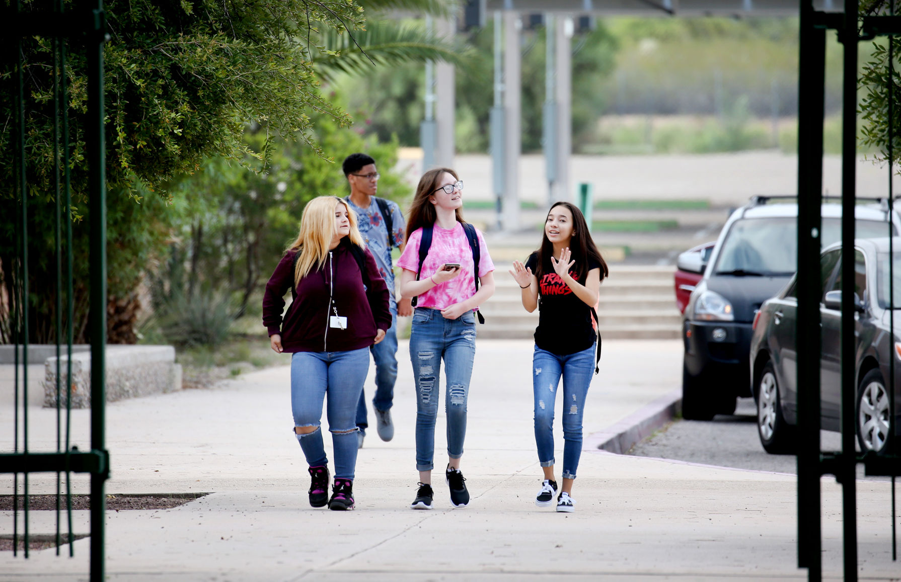 First day of school at Santa Rita High School